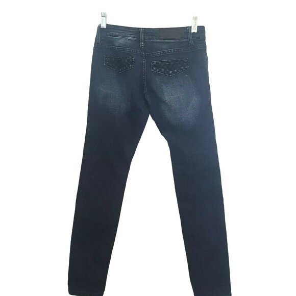 Twentyone Black Women's Jeans cotton blend Super Skinny Dark Wash Size 0 - Picture 5 of 12